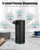 Automatic Soap Dispenser Type-C Rechargable, Stainless Matte Black Coating 12.8 fl.oz. for Liquid Soap