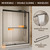 Shower Door with 1/4'' (6mm) Clear SGCC Tempered Glass,Bypass Shower Enclosure,Matte Black