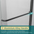 Bathroom Sliding Door with 1/4'' Clear Glass, Black Hardware Double Sliding Glass Shower
