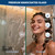 Shower Door, Clear Tempered Glass, Matte Black Frame for Walk-in Shower,