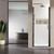 Shower Door,34 in. W x 72 in. H Hinged Single Panel Swing Glass Shower Door