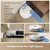 DREAME L40 Ultra Gen 2 Robot Vacuum and Mop with 25,000Pa Suction, Extendable Side Brush and Mop, All-in-One Self-Emptying & Cleaning Dock, Voice & App Control, White