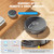 XIEBro Robot Vacuum and Mop Combo, 2 in 1 Robotic Vacuums Cleaner with 6500Pa Max Suction, App/Wi-Fi/Voice, Robot Vacuum with Schedule, Self-Charging, Slim, for Pet Hair, Hard Floor, Carpet