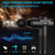 TOLOCO Massage Gun, Deep Tissue Back Massage for Athletes for Pain Relief, Percussion Massager with 10 Massages Heads & Silent Brushless Motor, Valentines Day Gifts for Him Her, Black