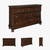 Signature Design by Ashley Porter Traditional 7 Drawer Dresser, Dark Brown