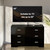 Dresser with Power Outlets Wooden 6 Drawer Dresser with USB and Type C Port Chest of Drawers for Bedroom