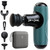 BOB AND BRAD Q2 Mini Massage Gun, Pocket-Sized Deep Tissue Massager Gun, Portable Percussion Muscle Massager Gun, Ultra Small & Quiet Muscle Massage Gun with Carry Case -Green