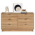 6-Drawer Double Dresser for Bedroom, Chest of Drawers, Modern Bedroom Furniture, 52.5” Wide x 16” deep x 29.5” Tall, Oak