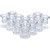Hosley Set of 24 Glass Taper Candle Holders 2.5 Inches High Ideal Gift for Weddings Party