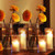 yshengood 6 Pcs Glass Hurricane Candle Holder Ribbed Glass Candle Holder - Elegant & Easy to Use, Perfect for Wedding, Holiday, Party Decor
