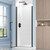 Shower Door 28.8-30" W X 72" H, 1/4" (6mm) Clear SGCC Tempered Glass, Hinged Pivot Swing Shower Door