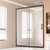 Shower Door, 57.7-59 W x 70 H in, Shower Sliding Glass Door with 1/4 in(6mm) Clear