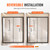 Shower Door, 57.7-59 W x 70 H in, Shower Sliding Glass Door with 1/4 in(6mm) Clear