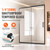 Shower Door, 57.7-59 W x 70 H in, Shower Sliding Glass Door with 1/4 in(6mm) Clear