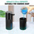 2 Pack Automatic Soap Dispenser: 14oz Plastic - Touchless 4 Level Adjustable Wall Mount