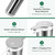 Automatic Soap Dispenser Touchless, Stainless Steel 11.8 oz 4 Levels Adjustable Hand Soap Dispenser