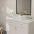 Vessel Sink for Bathroom, Rectangular Above Counter Porcelain Ceramic Sink