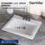 Bathroom Sink, Under Counter Vessel Sink with Overflow, White Vanity Basin, DV-1DS0122