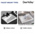 Bathroom Sink, Under Counter Vessel Sink with Overflow, White Vanity Basin, DV-1DS0122