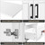 Vanity Sink Cabinet with 2 Doors and 1 Drawer, Free Standing Bathroom Storage