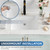 Bathroom Sink Rectangle, Hugsleek Interior Bowl Size 18 x 13 inch White Porcelain Ceramic Vessel Sink