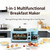 9L, 3-in-1 multifunctional home breakfast machine, mini oven, coffee machine, with timer