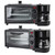 3-in-1 Breakfast Station with Coffee Maker, 4-Slice Toaster Oven, Non-Stick Griddle