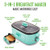 GreenLife 3-in-1 Breakfast Maker Station, Healthy Ceramic Nonstick Dual Griddles