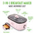 3-in-1 Breakfast Maker Station, Healthy Ceramic Nonstick Dual Griddles for Eggs Meat Sausage Bacon Pancakes and Breakfast Sandwiches