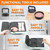 Baker's Friend Breakfast Sandwich Maker, Nonstick Electric Griddle & Grill Combo, 3 in 1 Breakfast Station