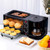 3-in-1 Breakfast Station with Toaster Oven, Coffee Maker, and Griddle