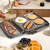 1000W Electric Multipurpose Breakfast Station for Sandwiches, Burgers, Egg Muffin & Pancakes, Black