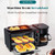 Electric Breakfast Machine,3-In-1 Breakfast Station with 1.2L Cooking Pot, 9L Large Capacity Baking Area