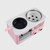 3 in 1 Breakfast Machine, Electric Mini Oven, Family Breakfast Station for Baking, Frying(Pink)