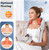 Cordless Neck and Shoulder Massager, Shiatsu Neck and Back Massager with Heat, 4D Deep Tissue Kneading Massage Pillow for Shoulder, Back, Leg Muscle Pain Relief, Valentine's Day Gifts for Women Men