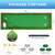 3.3x10 Ft Large Golf Putting Mat Professional Artificial Grass Turf Practice Mat with Sand Pit for Home, Office