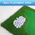 3.3x10 Ft Large Golf Putting Mat Professional Artificial Grass Turf Practice Mat with Sand Pit for Home, Office