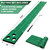 Golf Putting Game with Metal Putter & Golf Balls, Golf Putting Mat Training Aid for Backyard,Party,Office