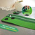 SENSECLUB Indoor Putting Green, Foldable Putting Mat Golf Game Set, Golf Gifts for Men - 1x8 Ft