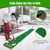 Golf Putting Game Set, Detachable Golf Putting Green Mat with 4 Balls, 2 Cups & Flags, 1 Portable Bag for Indoor & Outdoor