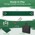 Tangkula 11 FT Golf Putting Game Set, Indoor Outdoor Putting Green Mat with 2 Adjustable Putters, 6 Balls & 12 Holes for Party