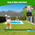 Golf Putting Game Set, Detachable Golf Putting Green Mat with 4 Balls, 2 Cups & Flags, 1 Portable Bag for Indoor & Outdoor Party