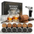 Yodel Whiskey Smoker Kit with Torch – Old Fashioned Cocktail Smoker Set with 6 Wood Chip Flavors