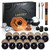 23Pcs Whiskey Smoker Kit with Torch-12 Wood Chips, Ice Ball Mold, Cocktail Smoker Infuser Kit