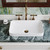 Bathroom Vessel Sink, 19.29'' x 11.81'' x 4.72'' Semi Recessed Bathroom Sink Rectangular White