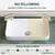 Bathroom Vessel Sink, 19.29'' x 11.81'' x 4.72'' Semi Recessed Bathroom Sink Rectangular White