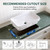 Bathroom Vessel Sink, 19.29'' x 11.81'' x 4.72'' Semi Recessed Bathroom Sink Rectangular White