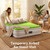 YENING Full Size Air Mattress with Built in Pump, 18 Inch Tall