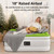 YENING Full Size Air Mattress with Built in Pump, 18 Inch Tall