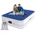 Full Air Mattress with Built-in Pump, Comfort Portable Air Bed for Camping, Home Guests